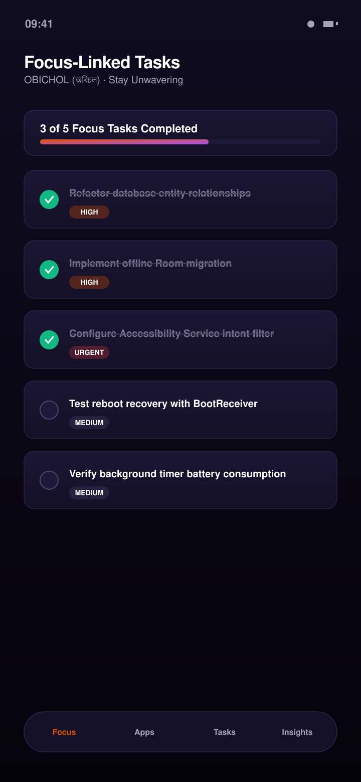OBICHOL Screenshot 4: Tasks